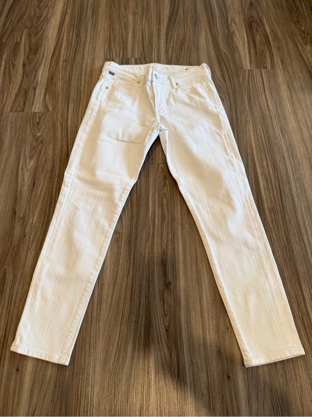 Citizens Of Humanity White Aveden Ankle Crop Skinny Jeans
